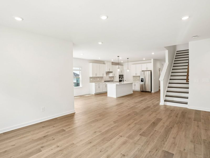 Spacious, unfurnished interior of a new home in Woodmont, Smyrna (Image 12). Spacious, unfurnished interior of a new home in Woodmont, Smyrna (Image 12).