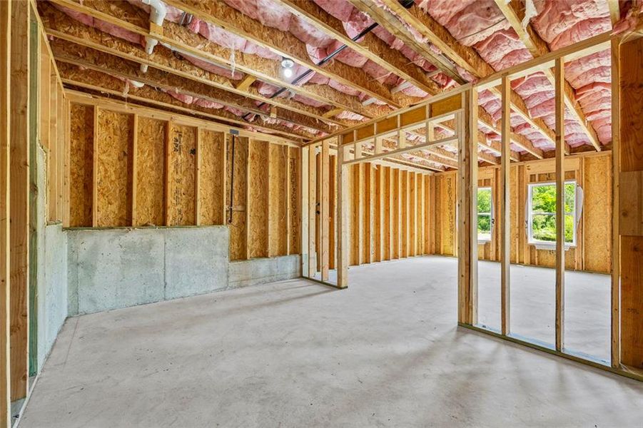 In-progress construction of a new home in , Monroe, GA (Image 81).