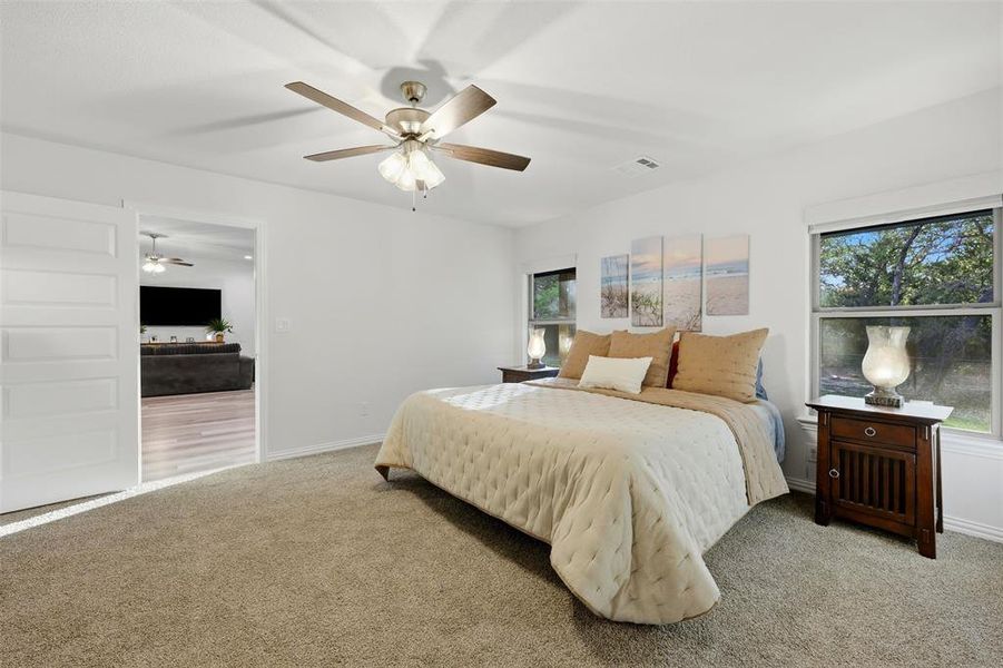 Furnished interior view inside a new home in , Joshua (Image 7).