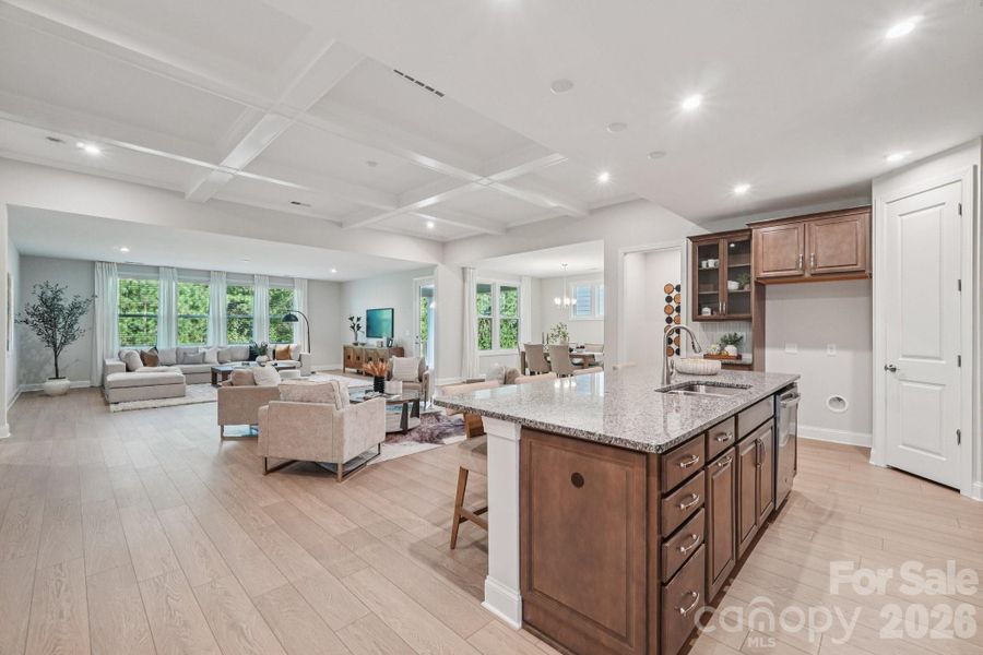 Furnished interior view inside a new home in , Charlotte (Image 41).