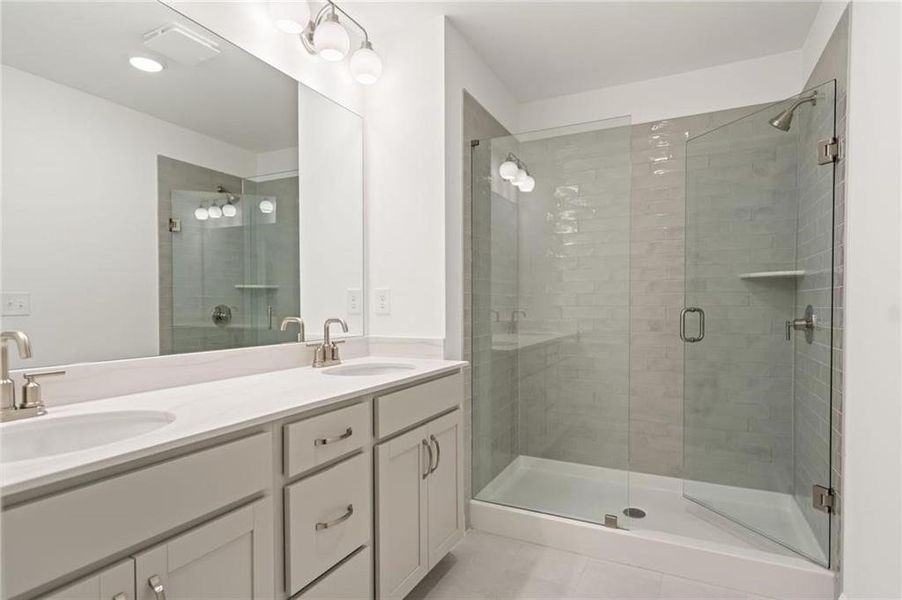 Furnished interior view inside a new home in Wildwood Place, Powder Springs (Image 11).