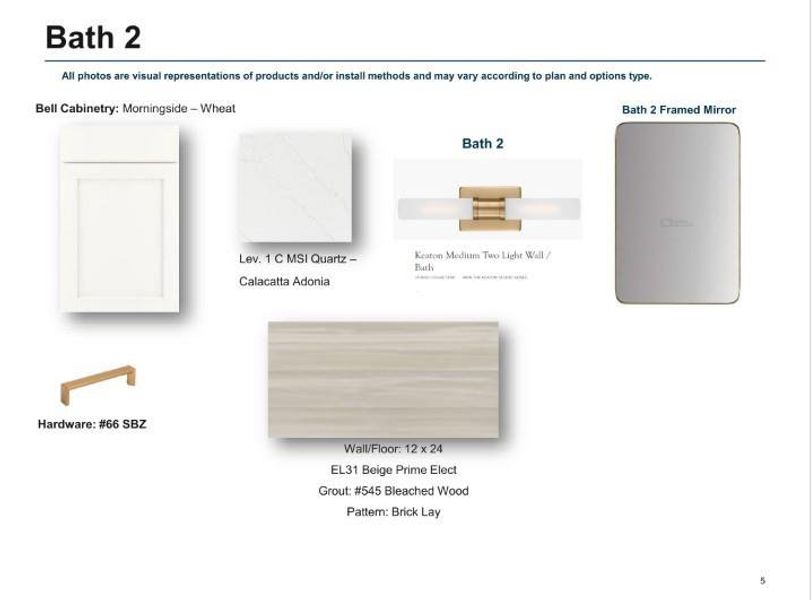 Sample of building materials used in homes in Park Walke, Alpharetta (Image 10).