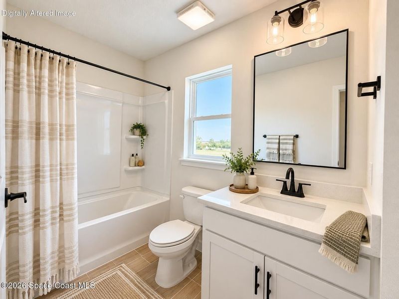 Furnished interior view inside a new home in St. John's Preserve, Palm Bay (Image 8).