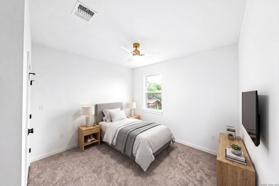 Furnished interior view inside a new home in , San Antonio (Image 8).