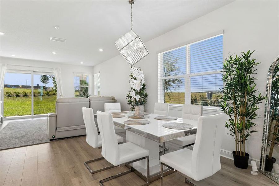 Furnished interior view inside a new home in Hills of Minneola, Minneola (Image 15).