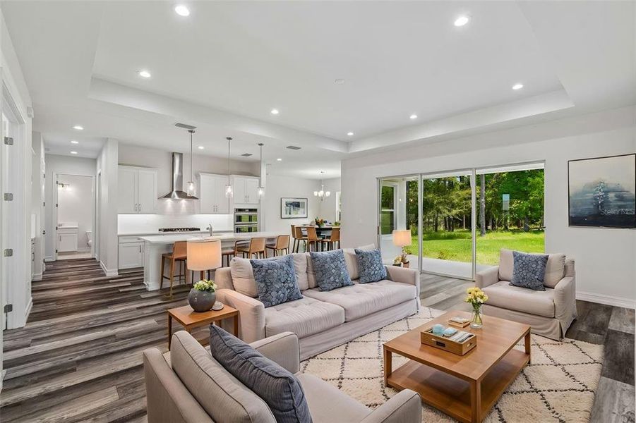 Furnished interior view inside a new home in Southern Hills Plantation, Brooksville (Image 18). Furnished interior view inside a new home in Southern Hills Plantation, Brooksville (Image 18).