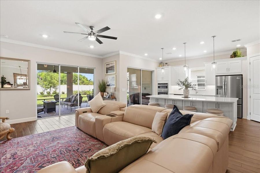 Furnished interior view inside a new home in Esplanade at Artisan Lakes, Palmetto (Image 34).