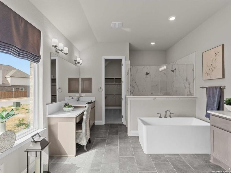 Furnished interior view inside a new home in The Reserve at Potranco Oaks, Castroville (Image 19).
