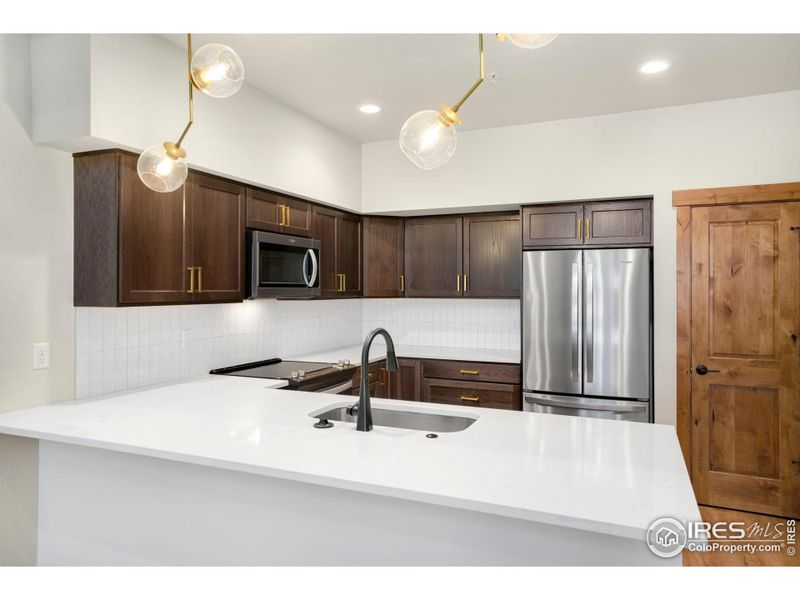 Beautiful quartz countertops