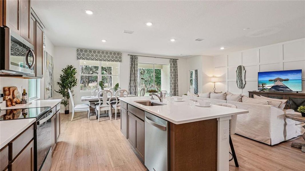Furnished interior view inside a new home in Ocala Preserve, Ocala (Image 8).