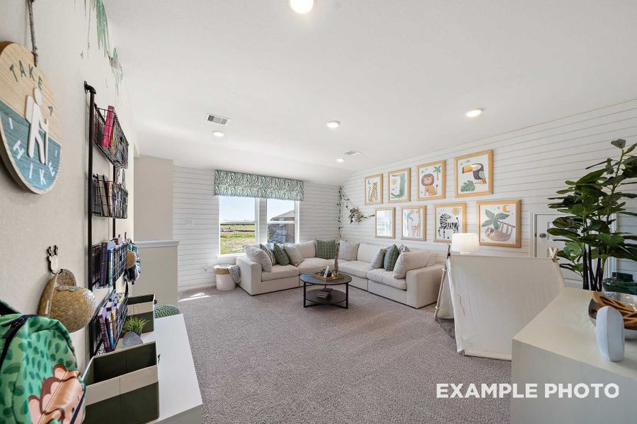 Representative furnished interior of a home built from the The Tierra A by Davidson Homes LLC in Enclave at Newport, Crosby (Image 12).