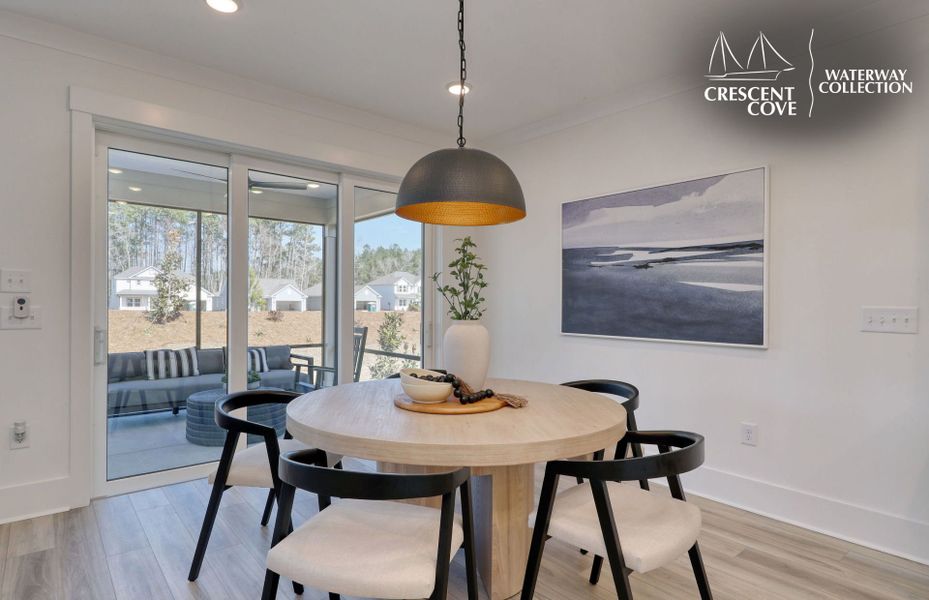 Representative furnished interior of a home built from the Vanderbilt - Waterway Collection by Pulte Homes in Crescent Cove, Myrtle Beach (Image 29).