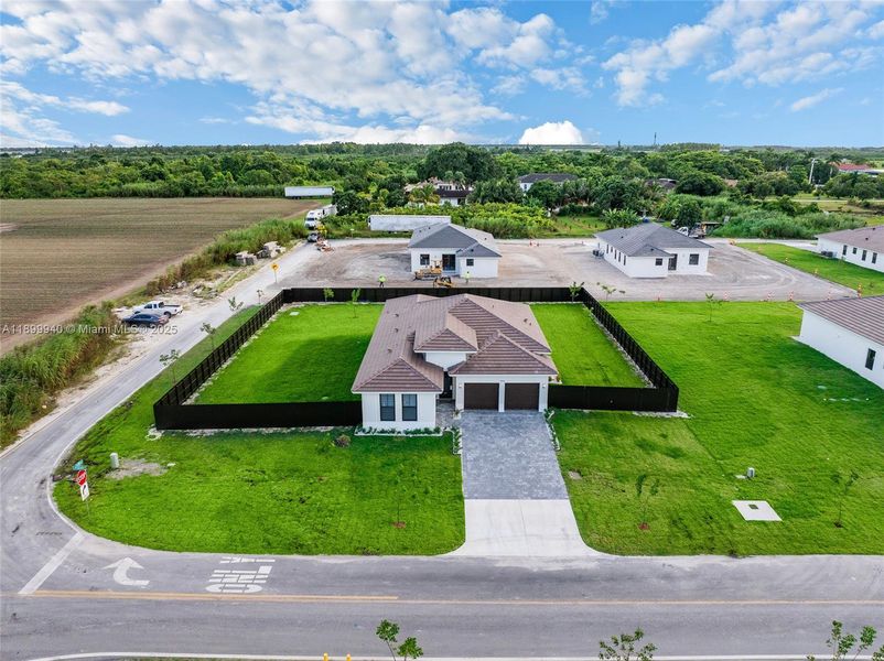 Exterior details and patio area of a home in , Homestead (Image 26). Exterior details and patio area of a home in , Homestead (Image 26).