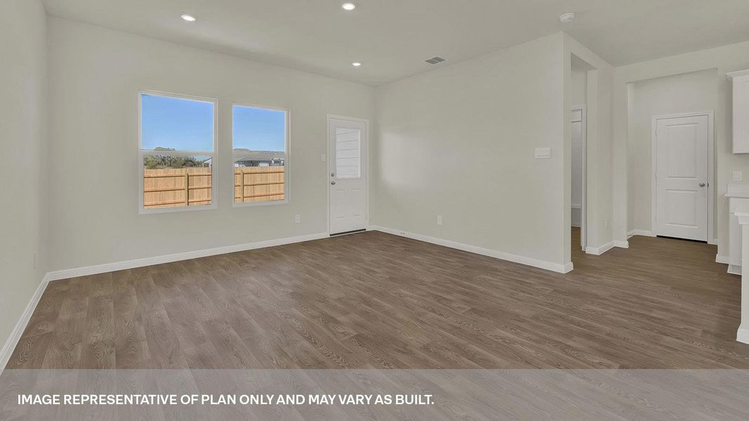 Spacious, unfurnished interior of a new home in Paramount, Kyle (Image 28).