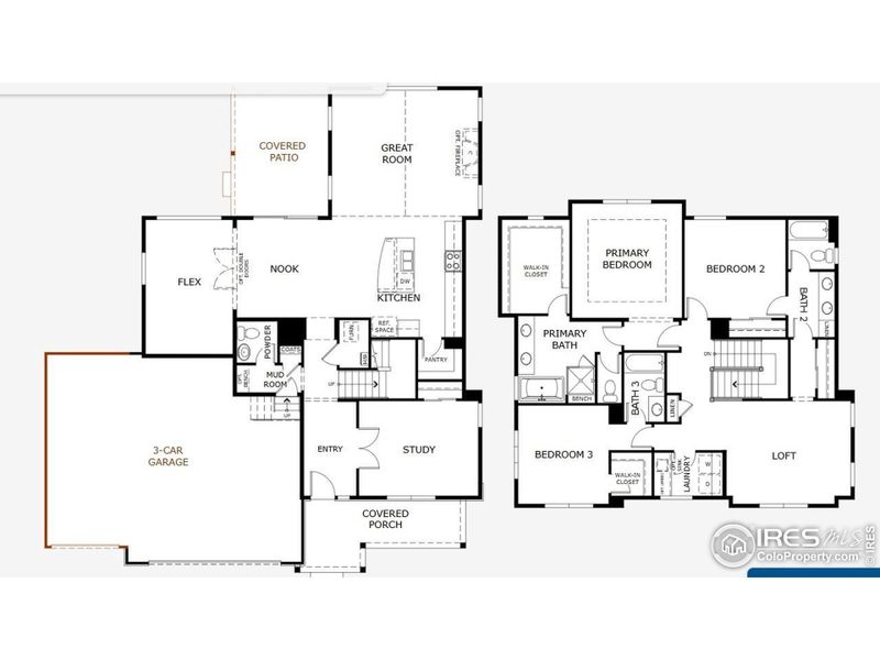 2D floor plan layout of this home in Cherry Meadows, Brighton, CO (Image 2). 2D floor plan layout of this home in Cherry Meadows, Brighton, CO (Image 2).
