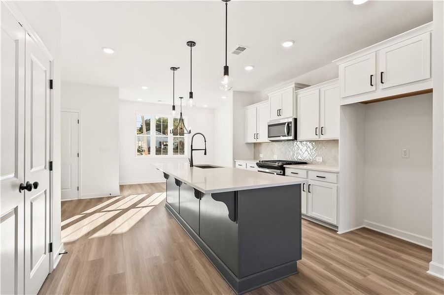 Furnished interior view inside a new home in East Park Village, Kennesaw (Image 6). Furnished interior view inside a new home in East Park Village, Kennesaw (Image 6).