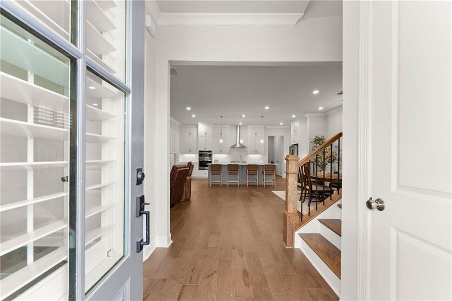 Furnished interior view inside a new home in Promenade at Sawnee Village, Cumming (Image 5).
