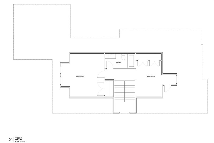 Third level floorplan.
