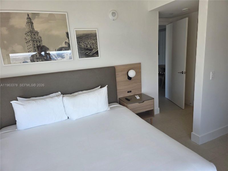 Furnished interior view inside a new home in , Miami (Image 9).