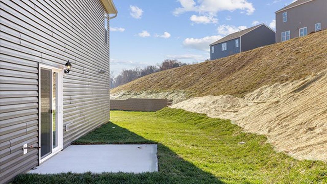 Exterior details and patio area of a home in Polo Fields, Kingsport (Image 4).