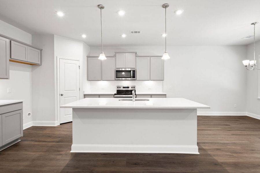 Furnished interior view inside a new home in Waterways, Richmond Hill (Image 9). Furnished interior view inside a new home in Waterways, Richmond Hill (Image 9).