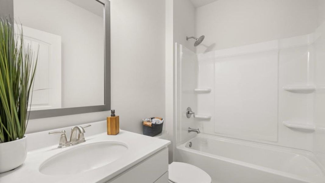 Furnished interior view inside a new home in Hamptons at Riverwood North, Dallas (Image 7).