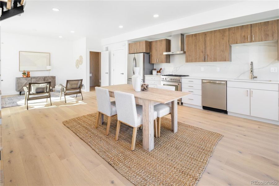 Furnished interior view inside a new home in , Denver (Image 5).