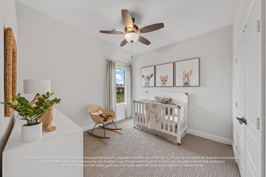 Furnished interior view inside a new home in Serenity Estates, Lorena (Image 11).