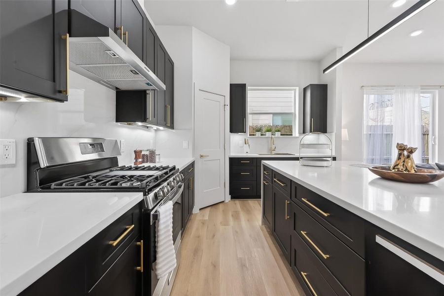 Furnished interior view inside a new home in , Houston (Image 31).