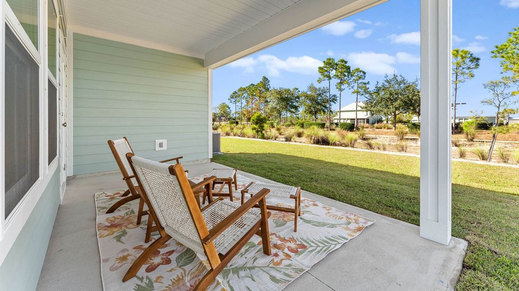 Representative exterior details of a home built from the The Alabaster by D.R. Horton in WindMark Beach, Port Saint Joe (Image 3).