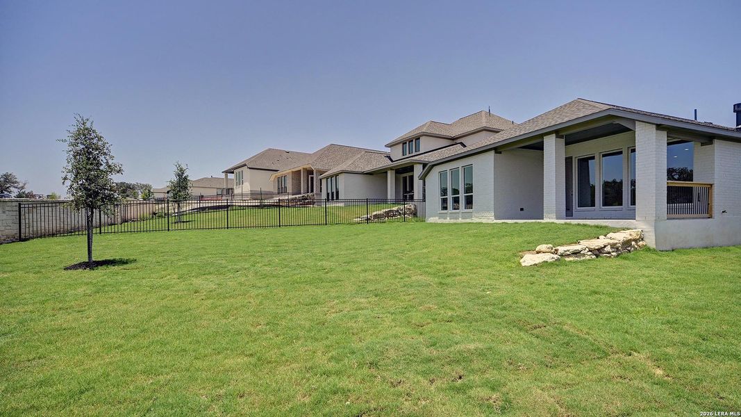 Exterior details and patio area of a home in Esperanza, Boerne (Image 3).