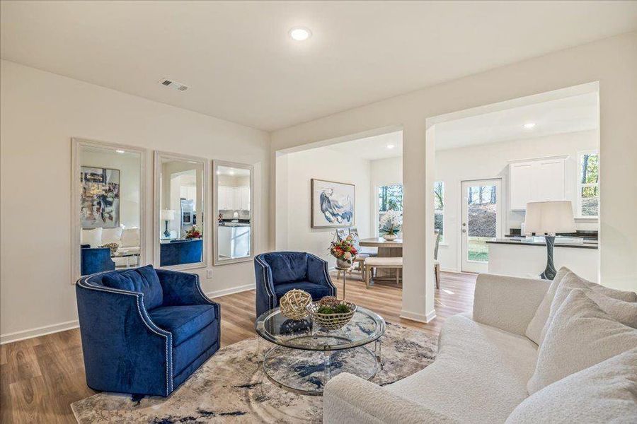 Furnished interior view inside a new home in , Conyers (Image 6). Furnished interior view inside a new home in , Conyers (Image 6).