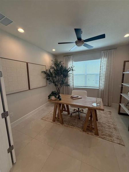 Furnished interior view inside a new home in Valencia Ridge (55+), Wesley Chapel (Image 27).