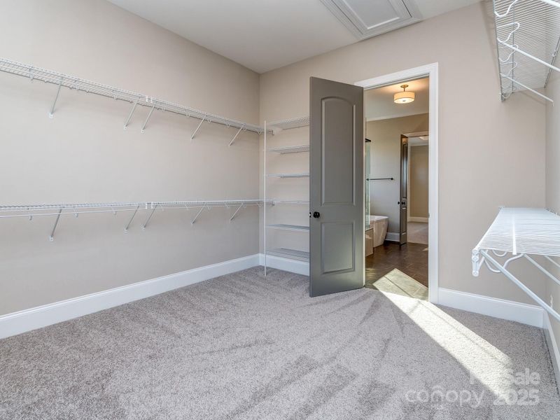 Representative photo of proposed primary closet