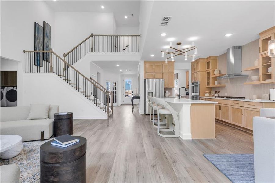 Furnished interior view inside a new home in Pickens Bluff, Hiram (Image 12).
