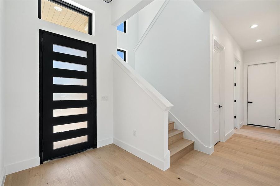 Entry Door & Hallway to Laundry Room & Garage, Similar Model