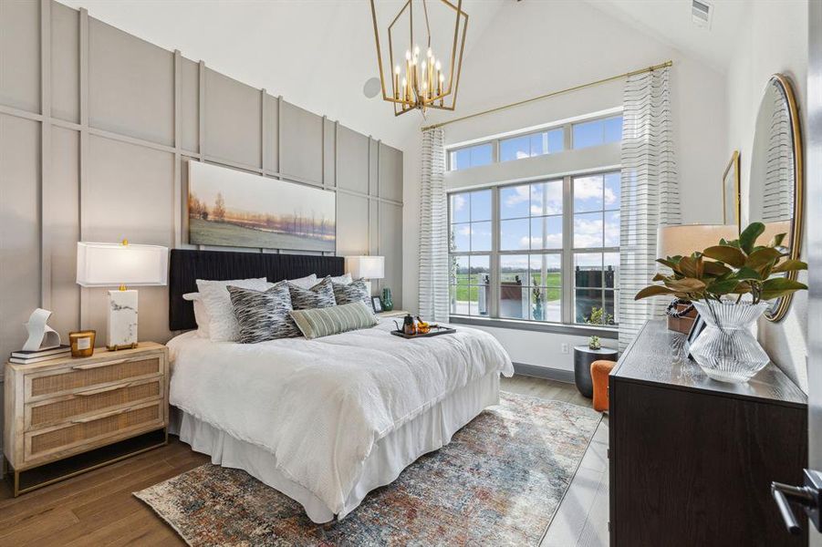 Furnished interior view inside a new home in Mantua Point Gardens, Van Alstyne (Image 26).