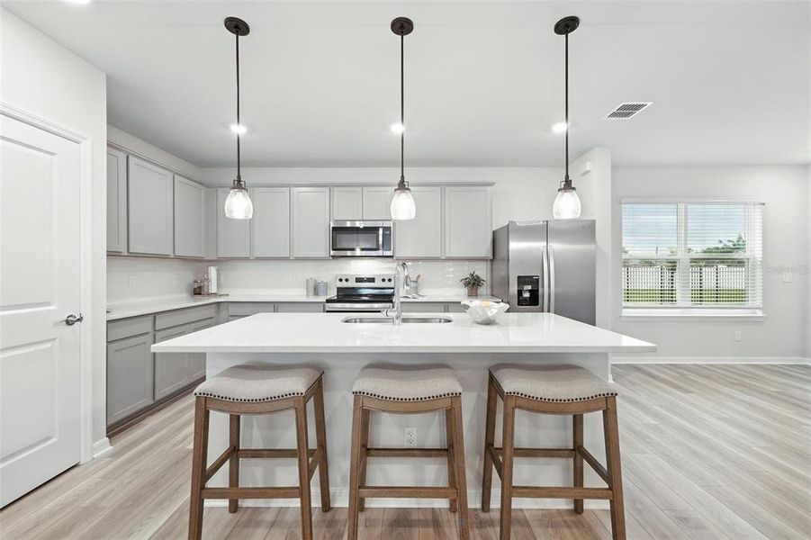 Furnished interior view inside a new home in Amelia Groves, St. Cloud (Image 7).