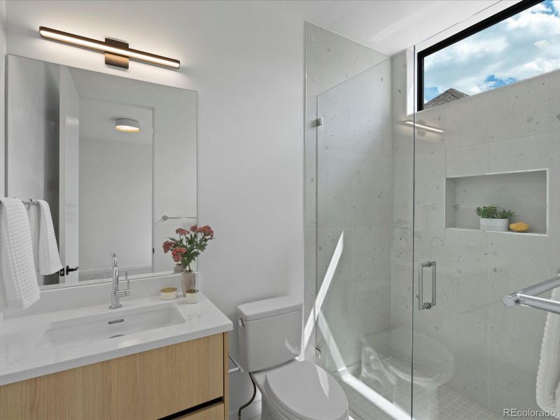 Furnished interior view inside a new home in , Denver (Image 10).