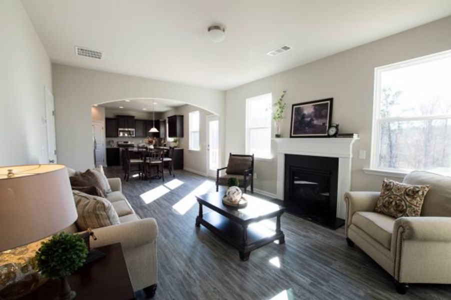 Representative furnished interior of a home built from the Brentwood by Piedmont Residential in Hampton Ridge, Jefferson (Image 12).