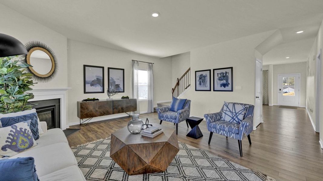 Furnished interior view inside a new home in Catlett Cove, Knoxville (Image 21).