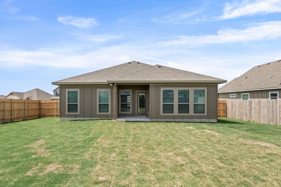 Exterior details and patio area of a home in Southern Pointe, College Station (Image 3).
