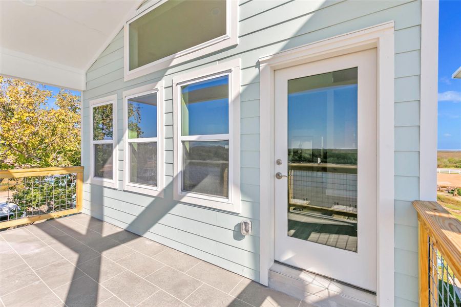 Exterior details and patio area of a home in , Matagorda (Image 17).
