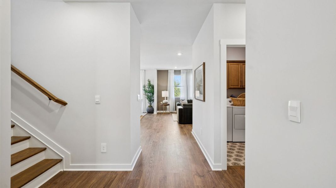 Representative unfurnished interior of a home built from the MILFORD A by D.R. Horton in Pottsview, Smyrna (Image 24).