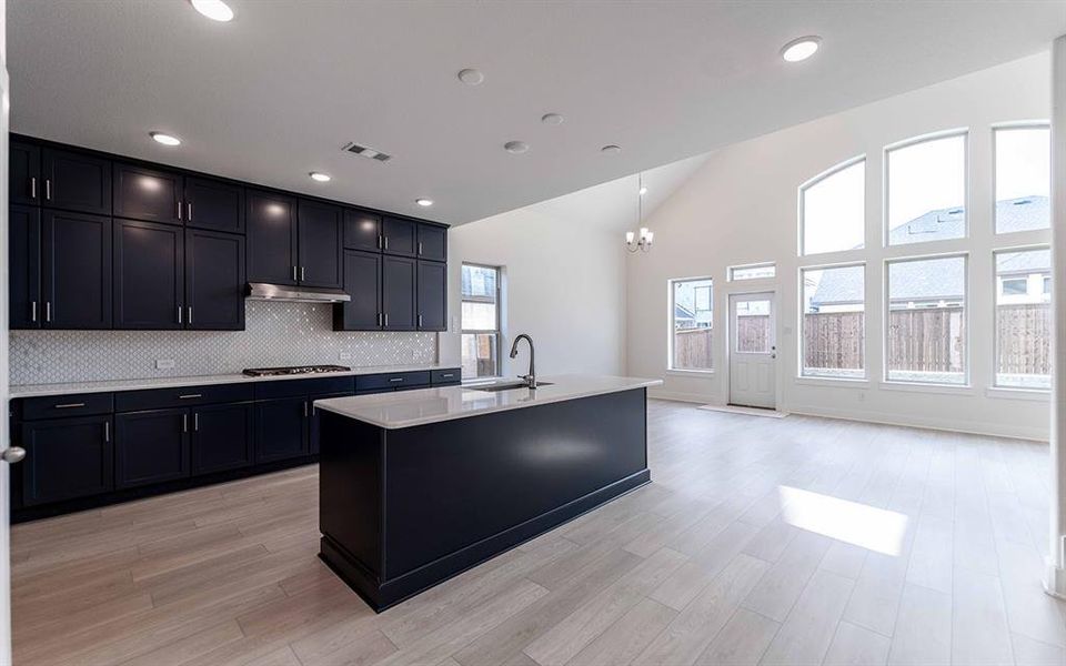 Furnished interior view inside a new home in La Terra, Celina (Image 8). Furnished interior view inside a new home in La Terra, Celina (Image 8).