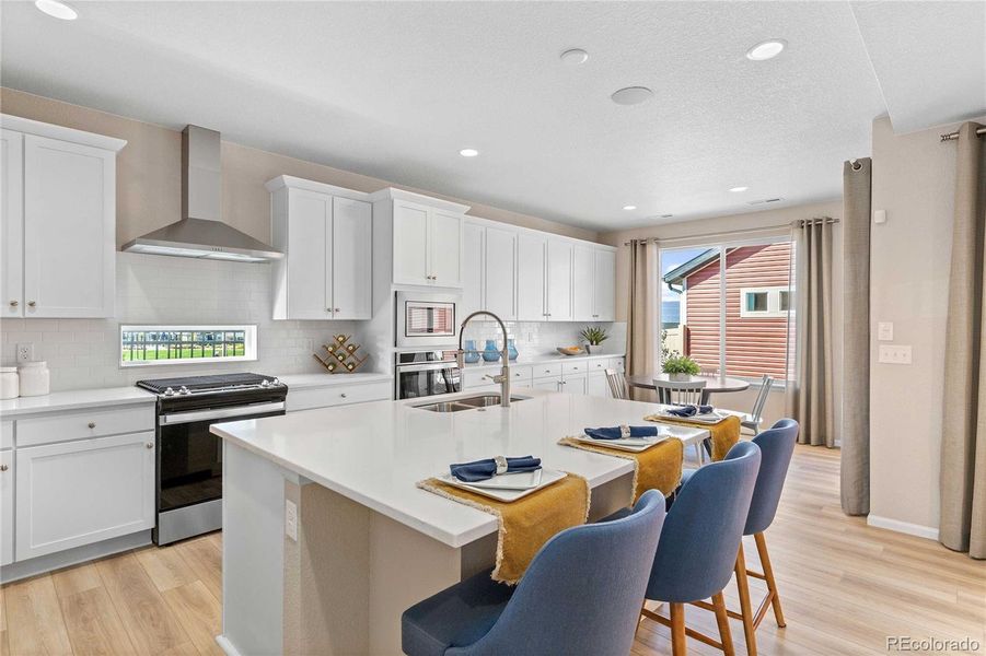 Furnished interior view inside a new home in , Aurora (Image 9).
