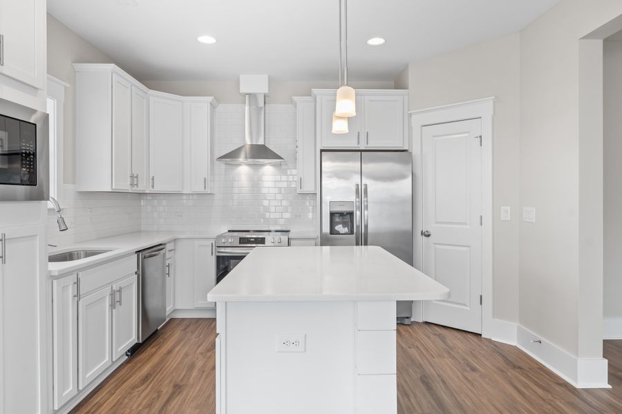 Representative furnished interior of a home built from the Kauai by Bill Clark Homes in Sidbury Landing, Wilmington (Image 44).