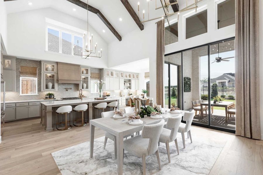 Representative Dining Room - some options shown