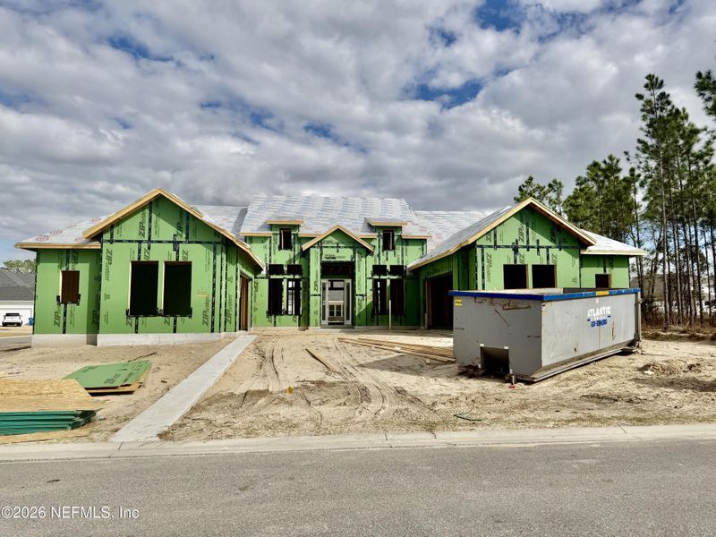 In-progress construction of a new home in , St. Augustine, FL (Image 12).