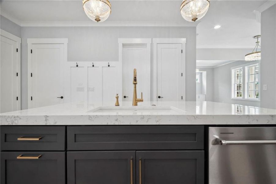 Furnished interior view inside a new home in South on Main, Woodstock (Image 35).